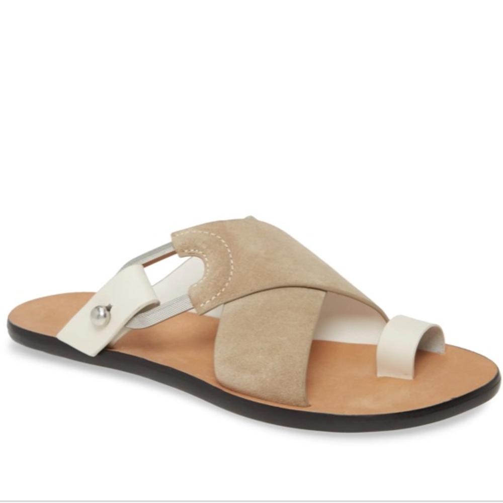 rag & bone August Croc Embossed Sandal, 37.5